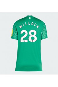 Newcastle United Joe Willock #28 Fotballdrakt Borte Klær Dame 2025-26 Korte ermer